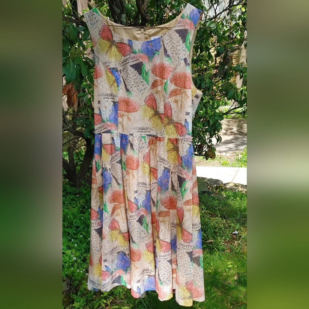 ModCloth garden print dress
